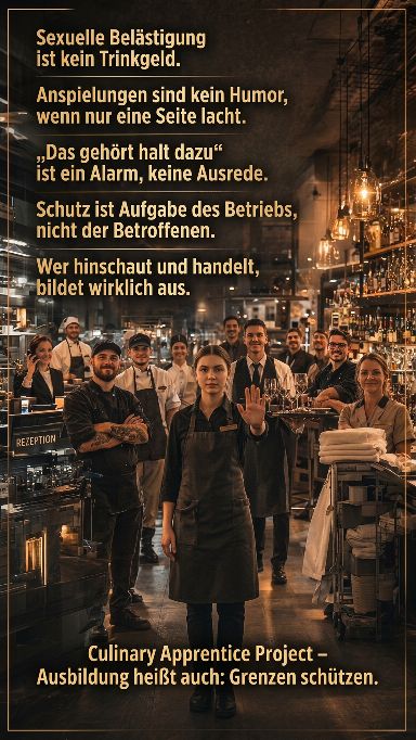 Schutz-Poster – Ausbildung heißt auch Grenzen schützen